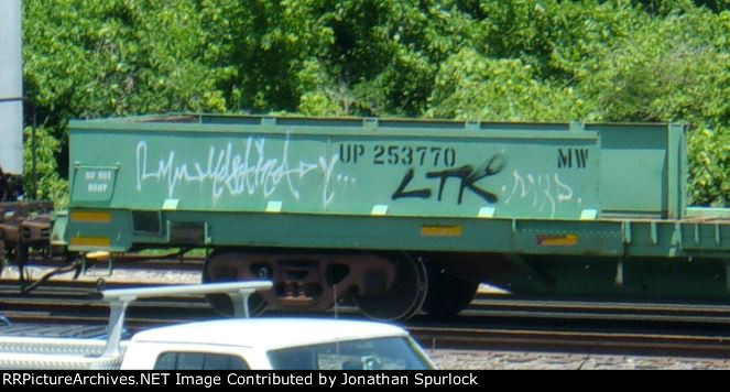 UP 253770, detail of car number